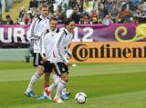 4 Czerwiec 2012; Trening otwarty reprezentacji Niemiec, w ramach przygotowań do UEFA EURO 2012. Podopieczni Joachima Loewa zaprezentowali się na stadionie przy Traugutta w Gdańsku. Trening Niemców oglądało ok. 11 tys. kibiców. Stadion Miejski, Gdańsk. Fot. Tomasz Żuber / GrFoto.org