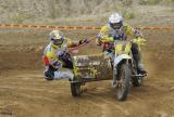 25 Czerwiec 2011; WILLEMSEN Daniel z Verbrugge Sven, Holandia na WSP ZABEL podczas wyścigu kwalifikacyjnego do Motocrossowych Mistrzostw Świata Sidecar Motocross 2011. Tor Motocrossowy, Borkowo. Fot. Tomasz Zuber / GrFoto.org 