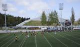 1 Maj 2011; Seahawks Gdynia v Warsaw Eagles - czwarta kolejka spotkań I PLFA. Narodowy Stadion Rugby, Gdynia. Fot. Tomasz Żuber / GrFoto.org