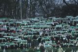 1 Kwiecień 2011; Kibice podczas spotkania. Dwudziesta kolejka Ekstraklasy 2010/2011 - Lechia Gdańsk v GKS Bełchatów. Stadion Miejski, Gdańsk. Fot. Tomasz Żuber / GrFoto.org *** Local Caption *** 1 April 2011; Supporters during the game. Ekstraklasa 2010/2011, Round 20 - Lechia Gdańsk v GKS Bełchatów. City Stadium of Traugutta, Gdansk. Picture credit: Tomasz Żuber / GrFoto.org