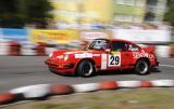 9 Lipiec 2011; Chrystian Zaleski, w Porsche 911 SC, podczas piątej rundy Górskich Samochodowych Mistrzostw Polski - LOTOS Grand Prix Sopot 2011. Fot. Tomasz Żuber / GrFoto.org