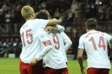 26 Marzec 2013; Gratulacje i podziękowania drużyny Polski po strzeleniu gola. Mecz eliminacji Mistrzostw Świata 2014 - Polska v San Marino. Stadion Narodowy, Warszawa, Polska. Fot. Tomasz Żuber / GrFoto.org *** Local Caption *** 26 March 2013; Thanks and congratulations to the Representation of the Poland team mates after scoring the goal. 2014 FIFA World Cup qualification – UEFA Group H - Poland v San Marino. Warsaw National Stadium, Poland. Picture credit: Tomasz Zuber / GrFoto.org