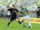 14 Sierpień 2011; Ivans Lukjanovs, Lechia Gdańsk i Aleksejs Viśnakovs, Cracovia Kraków. Trzecia kolejka T-Mobile Ekstraklasa 2011/2012 - Lechia Gdańsk v Cracovia Kraków. PGE Arena Gdańsk. Fot. Tomasz Żuber / GrFoto.org