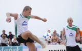 29 Lipiec 2012; Przez dwa dni w Sztutowie czternaście drużyn rywalizowało o pierwszy Puchar Polski w Footvolley. Sztutowo. Fot. Tomasz Żuber / GrFoto.org