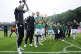 29 Maj 2011; Drużyna Lechii Gdańsk dziękuje kibicom po zakończonym spotkaniu. Trzydziesta kolejka Ekstraklasy 2010/2011 - Lechia Gdańsk v Zagłębie Lublin. Stadion Miejski, Gdańsk. Fot. Tomasz Żuber / GrFoto.org *** Local Caption *** 29 May 2011; Lechia Gdańsk team aplause a crowd for the support, after the final whistle. Ekstraklasa 2010/2011, Round  30 - Lechia Gdańsk v Zagłębie Lublin. City Stadium of Traugutta, Gdansk. Picture credit: Tomasz Żuber / GrFoto.org