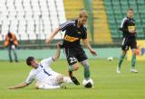 2 Lipca 2011; Kamil Poźniak, Lechia Gdańsk przeciwko zawodnikowi Zawisza Bydgoszcz. Drugi sparing po powrocie ze zgrupowania do Gdańska - Lechia Gdańsk v Zawisza Bydgoszcz. Stadion Miejski, Gdańsk. Fot. Tomasz Żuber / GrFoto.org  *** Local Caption *** 2 July 2011; Kamil Poźniak, Lechia Gdańsk. Second sparing after the team come back to Gdańsk from being away - Lechia Gdańsk v Zawisza Bydgoszcz. City Stadium of Traugutta, Gdansk. Picture credit: Tomasz Żuber / GrFoto.org