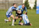 2 Październik 2010; MKS Ogniwo Sopot v RzKS Juvenia Kraków - Ekstraliga rugby 2010/2011 - runda V. Stadion MKS Ogniwo, Sopot. Fot. Tomasz Żuber / GrFoto.org