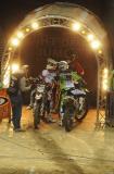 23 Marzec 2013; Mistrzostwa Świata we Freestyle Motocrossie FIM - NIGHT of the JUMPs zawitało poraz kolejny do ERGO ARENA. Najlepsi zawodnicy zmierzyli się w walce o punkty polskiego Grand Prix. Tym razem organizatorzy przygotowali wiele dodatkowych atrakcji, jedną z nich był Tandem Backflip w wykonaniu Petr Pilat, a towarzyszyła mu Iwona Guzowska. Pozyskane środki z aukcji gadźetów związanych z akcją Tandem Backflip zostaną przekazane na pomoc młodym ludziom, w celu umożliwienia im realizacji ich pasji, rozwoju oraz edukacji. ERGO ARENA, Gdańsk - Sopot. Fot. Tomasz Żuber / GrFoto.org *** Local Caption *** 23 March 2013; After missing out on staging NIGHT of the JUMPs last year, Poland once again rolled out the red carpet for the world’s top freestylers at the Ergo Arena in Gdansk, the venue for the fourth round of the 2013 FIM Freestyle MX World Championship. Petr Pilat joined former kickboxing world champion and Polish MP Iwona Guzowska to delight the fans with a Tandem Flip. ERGO ARENA, Gdańsk - Sopot. Picture credit: Tomasz Zuber / GrFoto.org