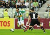 22 Sierpień 2011; Paweł Nowak, Lechia Gdańsk i Michał Łabędzki, ŁKS Łódz. Czwarta kolejka T-Mobile Ekstraklasa 2011/2012 - Lechia Gdańsk v ŁKS Łódz. PGE Arena Gdańsk. Fot. Tomasz Żuber / GrFoto.org  *** Local Caption *** 22 August 2011; Paweł Nowak, Lechia Gdańsk and Michał Łabędzki, ŁKS Łódz. T-Mobile Ekstraklasa 2011/2012, Round 4 - Lechia Gdańsk v ŁKS Łódz. PGE Arena Gdańsk. Picture credit: Tomasz Żuber / GrFoto.org