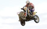 25 Czerwiec 2011; KIŠUNAS Mantas z KIŠUNAS Rytis, Litwa na AYR ZABEL podczas wyścigu kwalifikacyjnego do Motocrossowych Mistrzostw Świata Sidecar Motocross 2011. Tor Motocrossowy, Borkowo. Fot. Tomasz Zuber / GrFoto.org 