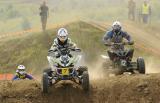 18 Wrzesień 2011; I wyścig Pucharu Polski Quad - klasa Młodzik. IV Runda Mistrzostw Polski i Pucharu Polski w Motocrossie Quadów i Mistrzostw Okręgu. Tor Motocrossowy, Borkowo. Fot. Tomasz Zuber / GrFoto.org 