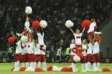 26 Marzec 2013; Cheerliderki reprezentacji polski podczas przerwy w meczu. Mecz eliminacji Mistrzostw Świata 2014 - Polska v San Marino. Stadion Narodowy, Warszawa, Polska. Fot. Tomasz Żuber / GrFoto.org *** Local Caption *** 26 March 2013; Cheerleaders of representation of Poland entertain the crowd during the half time. 2014 FIFA World Cup qualification – UEFA Group H - Poland v San Marino. Warsaw National Stadium, Poland. Picture credit: Tomasz Zuber / GrFoto.org