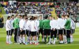 4 Czerwiec 2012; Trening otwarty reprezentacji Niemiec, w ramach przygotowań do UEFA EURO 2012. Podopieczni Joachima Loewa zaprezentowali się na stadionie przy Traugutta w Gdańsku. Trening Niemców oglądało ok. 11 tys. kibiców. Stadion Miejski, Gdańsk. Fot. Tomasz Żuber / GrFoto.org