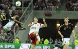 6 Wrzesień 2011; Robert Lewandowski, Polska i Jerome Boateng, Niemcy. Międzynarodowy mecz towarzyski - Polska v Niemcy. Stadion PGE Arena Gdańsk. Fot. Tomasz Żuber / GrFoto.org  *** Local Caption *** 6 September 2011; Robert Lewandowski, Poland and Jerome Boateng, Germany. International friendly match - Poland v Germany. Stadium PGE Arena Gdańsk. Picture credit: Tomasz Żuber / GrFoto.org