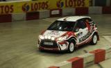 17 Luty 2012; Szymon Kornicki z Robert Hundla, w Citroen DS3, podczas prologu 8. edycji Rajdu Lotos Baltic Cup zaliczanego do Rajdowych Samochodowych Mistrzostw Polski. Super odcinek specjalny po raz drugi w historii polskich rajdów, zorganizowany w zadaszonym obiekcie. Hala ERGO ARENA, Gdansk – Sopot. Fot. Tomasz Zuber / GrFoto.org *** Local Caption *** 17 February 2012; Szymon Kornicki and Robert Hundla in Citroen DS3 during the 8th International LOTOS Baltic Cup Rally 2012. This year LOTOS Baltic Cup Rally is an elimination of the First Rally Championship of Poland and Rally Cup of Poland. Picture credit: Tomasz Zuber / GrFoto.org