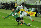 4 Listopad 2012; Abdou Razack Traore, Lechia Gdańsk i Inaki Astiz, Legia Warszawa. Dziesiąta kolejka T-Mobile Ekstraklasa 2012/2013 - Lechia Gdańsk v Legia Warszawa. PGE Arena Gdańsk. Fot. Tomasz Żuber / GrFoto.org *** Local Caption *** 4 November 2012; Abdou Razack Traore, Lechia Gdansk and Inaki Astiz, Legia Warszawa. T-Mobile Ekstraklasa 2012/2013, Round 10 - Lechia Gdansk v Legia Warszawa. PGE Arena Gdańsk. Picture credit: Tomasz Żuber / GrFoto.org