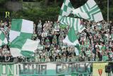 29 Maj 2011; Kibice podczas meczu. Trzydziesta kolejka Ekstraklasy 2010/2011 - Lechia Gdańsk v Zagłębie Lublin. Stadion Miejski, Gdańsk. Fot. Tomasz Żuber / GrFoto.org *** Local Caption *** 29 May 2011; Supporters during the game. Ekstraklasa 2010/2011, Round  30 - Lechia Gdańsk v Zagłębie Lublin. City Stadium of Traugutta, Gdansk. Picture credit: Tomasz Żuber / GrFoto.org