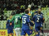 28 Listopad 2011; Sytuacja w polu karnym Ruchu Chorzów. Piętnasta kolejka T-Mobile Ekstraklasa 2011/2012 - Lechia Gdańsk v Ruch Chorzów. PGE Arena Gdańsk. Fot. Tomasz Żuber / GrFoto.org *** Local Caption *** 28 November 2011; Situation in the penalty area of Ruch Chorzów. T-Mobile Ekstraklasa 2011/2012, Round 15 - Lechia Gdańsk v Ruch Chorzów. PGE Arena Gdańsk. Picture credit: Tomasz Żuber / GrFoto.org