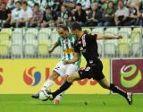 22 Sierpień 2011; Paweł Nowak, Lechia Gdańsk i Michał Łabędzki, ŁKS Łódz. Czwarta kolejka T-Mobile Ekstraklasa 2011/2012 - Lechia Gdańsk v ŁKS Łódz. PGE Arena Gdańsk. Fot. Tomasz Żuber / GrFoto.org *** Local Caption *** 22 August 2011; Paweł Nowak, Lechia Gdańsk and Michał Łabędzki, ŁKS Łódz. T-Mobile Ekstraklasa 2011/2012, Round 4 - Lechia Gdańsk v ŁKS Łódz. PGE Arena Gdańsk. Picture credit: Tomasz Żuber / GrFoto.org