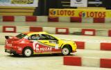 17 Luty 2012; Mariusz Nowicien z Bartlomiej Jakubowski, w Mitsubishi Lancer Evo RS X, podczas prologu 8. edycji Rajdu Lotos Baltic Cup zaliczanego do Rajdowych Samochodowych Mistrzostw Polski. Super odcinek specjalny po raz drugi w historii polskich rajdów, zorganizowany w zadaszonym obiekcie. Hala ERGO ARENA, Gdansk – Sopot. Fot. Tomasz Zuber / GrFoto.org *** Local Caption *** 17 February 2012; Mariusz Nowicien and Bartlomiej Jakubowski in Mitsubishi Lancer Evo RS X during the 8th International LOTOS Baltic Cup Rally 2012. This year LOTOS Baltic Cup Rally is an elimination of the First Rally Championship of Poland and Rally Cup of Poland. Picture credit: Tomasz Zuber / GrFoto.org