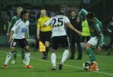 6 Kwiecień 2011; Marko Bajic, Lechia Gdańsk i Jakub Rzeźniczak, Legia Warszawa. Pierwszy mecz półfinału Pucharu Polski - Lechia Gdańsk v Legia Warszawa. Stadion Miejski, Gdańsk. Fot. Tomasz Żuber / GrFoto.org *** Local Caption *** 6 April 2011; Marko Bajic, Lechia Gdańsk and Jakub Rzeźniczak, Legia Warszawa. First match of the semi-finals - Lechia Gdańsk v Legia Warszawa. City Stadium of Traugutta, Gdansk. Picture credit: Tomasz Żuber / GrFoto.org