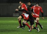 12 Marzec 2011; Polska v Belgia - Puchar Narodów Europy, Dywizja 1B. Narodowy Stadion Rugby, Gdynia. Fot. Tomasz Żuber / GrFoto.org