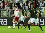 6 Wrzesień 2011; Paweł Brożek, Polska i Jerome Boateng, Niemcy. Międzynarodowy mecz towarzyski - Polska v Niemcy. Studio PGE Arena Gdańsk. Fot. Tomasz Żuber / GrFoto.org  *** Local Caption *** 6 September 2011; Paweł Brożek, Poland and Jerome Boateng, Germany. International friendly match - Poland v Germany. Stadium PGE Arena Gdańsk. Picture credit: Tomasz Żuber / GrFoto.org