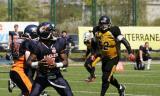 1 Maj 2011; Seahawks Gdynia v Warsaw Eagles - czwarta kolejka spotkań I PLFA. Narodowy Stadion Rugby, Gdynia. Fot. Tomasz Żuber / GrFoto.org