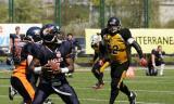 1 Maj 2011; Seahawks Gdynia v Warsaw Eagles - czwarta kolejka spotkań I PLFA. Narodowy Stadion Rugby, Gdynia. Fot. Tomasz Żuber / GrFoto.org