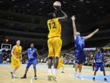 5 Pazdziernik 2010; Trefl Sopot v Dexia Mons Hainaut - Puchar Europejski Koszykówki Meskiej. Ergo Arena, Gdansk - Sopot. Fot. Tomasz Zuber / GrFoto.org