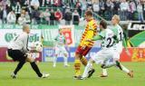 15 Maj 2010; Interwencja bramkarza Jagiellonii Białystok. Trzydziesta kolejka Ekstraklasy 2009/2010 - Lechia Gdańsk v Jagiellonia Białystok. Stadion Miejski, Gdańsk. Fot. Tomasz Żuber / GrFoto.org *** Local Caption *** 15 May 2010; Jagiellonia Białystok goalkeeper in action. Ekstraklasa 2009/2010 -  Lechia Gdańsk v Jagiellonia Białystok. City Stadium of Traugutta, Gdańsk. Picture credit: Tomasz Żuber / GrFoto.org