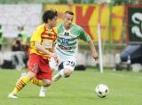 15 Maj 2010; Marcin Kaczmarek, Lechia Gdańsk. Trzydziesta kolejka Ekstraklasy 2009/2010 - Lechia Gdańsk v Jagiellonia Białystok. Stadion Miejski, Gdańsk. Fot. Tomasz Żuber / GrFoto.org *** Local Caption *** 15 May 2010; Marcin Kaczmarek, Lechia Gdańsk. Ekstraklasa 2009/2010 -  Lechia Gdańsk v Jagiellonia Białystok. City Stadium of Traugutta, Gdańsk. Picture credit: Tomasz Żuber / GrFoto.org