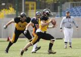 1 Maj 2011; Seahawks Gdynia v Warsaw Eagles - czwarta kolejka spotkań I PLFA. Narodowy Stadion Rugby, Gdynia. Fot. Tomasz Żuber / GrFoto.org