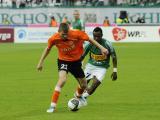 29 Maj 2011; Bartosz Rymaniak, Zagłębie Lublin i Abdou Traore, Lechia Gdańsk. Trzydziesta kolejka Ekstraklasy 2010/2011 - Lechia Gdańsk v Zagłębie Lublin. Stadion Miejski, Gdańsk. Fot. Tomasz Żuber / GrFoto.org *** Local Caption *** 29 May 2011; Bartosz Rymaniak, Zagłębie Lublin and Abdou Traore, Lechia Gdańsk. Ekstraklasa 2010/2011, Round  30 - Lechia Gdańsk v Zagłębie Lublin. City Stadium of Traugutta, Gdansk. Picture credit: Tomasz Żuber / GrFoto.org