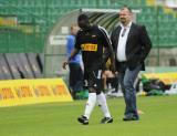 2 Lipca 2011; Emanuel Olisadebe, Lechia Gdańsk podczas spotkania. Pierwszy sparing po powrocie ze zgrupowania do Gdańska - Lechia Gdańsk v Olimpia Grudziądz. Stadion Miejski, Gdańsk. Fot. Tomasz Żuber / GrFoto.org  *** Local Caption *** 2 july 2011; Emanuel Olisadebe, Lechia Gdańsk. First sparing after the team come back to Gdańsk from being away - Lechia Gdańsk v Olimpia Grudziądz. City Stadium of Traugutta, Gdansk. Picture credit: Tomasz Żuber / GrFoto.org