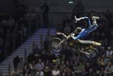 23 Marzec 2013; Mistrzostwa Świata we Freestyle Motocrossie FIM - NIGHT of the JUMPs zawitało poraz kolejny do ERGO ARENA. Najlepsi zawodnicy zmierzyli się w walce o punkty polskiego Grand Prix. Tym razem organizatorzy przygotowali wiele dodatkowych atrakcji, jedną z nich był Tandem Backflip w wykonaniu Petr Pilat, a towarzyszyła mu Iwona Guzowska. Pozyskane środki z aukcji gadźetów związanych z akcją Tandem Backflip zostaną przekazane na pomoc młodym ludziom, w celu umożliwienia im realizacji ich pasji, rozwoju oraz edukacji. ERGO ARENA, Gdańsk - Sopot. Fot. Tomasz Żuber / GrFoto.org *** Local Caption *** 23 March 2013; After missing out on staging NIGHT of the JUMPs last year, Poland once again rolled out the red carpet for the world’s top freestylers at the Ergo Arena in Gdansk, the venue for the fourth round of the 2013 FIM Freestyle MX World Championship. Petr Pilat joined former kickboxing world champion and Polish MP Iwona Guzowska to delight the fans with a Tandem Flip. ERGO ARENA, Gdańsk - Sopot. Picture credit: Tomasz Zuber / GrFoto.org