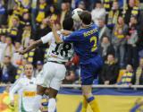 1 Maj 2011; Bedi Buval, Lechia Gdańsk, i Ante Rožić, Arka Gdynia. Dwudziesta czwarta kolejka Ekstraklasy 2010/2011 - Arka Gdynia v Lechia Gdańsk. Stadion Miejski, Gdynia. Fot. Tomasz Żuber / GrFoto.org