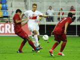 10 Wrzesień 2012; Łukasz Teodorczyk, Polska i Nuno Reis, Portugalia. Eliminacje Mistrzostw Europy - Polska v Portugalia. Stadion Miejski w Gdyni. Fot. Tomasz Żuber / GrFoto.org *** Local Caption *** 10 September 2012; Lukasz Teodorczyk, Poland and Nuno Reis, Portugal. U21 Poland v Portugal. Municipal Stadium, Gdynia. Picture credit: Tomasz Zuber / GrFoto.org