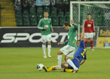 17 Październik 2010; Lechia Gdańsk v Arka Gdynia - dziewiąta kolejka Ekstraklasy 2010/2011. Stadion Miejski, Gdańsk. Fot. Tomasz Żuber / GrFoto.org