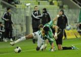 2 Grudzień 2011; Josip Tadic, Lechia Gdańsk i Dorde Cotra, Polonia Warszawa. Szesnasta kolejka T-Mobile Ekstraklasa 2011/2012 - Lechia Gdańsk v Polonia Warszawa. PGE Arena Gdańsk. Fot. Tomasz Żuber / GrFoto.org  *** Local Caption *** 2 December 2011; Josip Tadic, Lechia Gdańsk and Dorde Cotra, Polonia Warszawa. T-Mobile Ekstraklasa 2011/2012, Round 16 - Lechia Gdańsk v Polonia Warszawa. PGE Arena Gdańsk. Picture credit: Tomasz Żuber / GrFoto.org