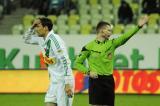 1 Marzec 2013; Reakcja Jarosław Bieniuk, Lechia Gdańsk po decyzji sędziego głównego spotkania Tomasz Wajda. Siedemnasta kolejka T-Mobile Ekstraklasa 2012/2013 - Lechia Gdańsk v Pogoń Szczecin. PGE Arena Gdańsk. Fot. Tomasz Żuber / GrFoto.org *** Local Caption *** 1 March 2013; Jaroslaw Bieniuk, Lechia Gdansk reacts for the decision of the referee Tomasz Wajda. T-Mobile Ekstraklasa 2012/2013, Round 17 - Lechia Gdansk v Pogon Szczecin. PGE Arena Gdańsk. Picture credit: Tomasz Żuber / GrFoto.org