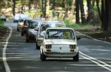 9 Lipiec 2011; Konrad Tadla, w Fiat 126p, podczas piątej rundy Górskich Samochodowych Mistrzostw Polski - LOTOS Grand Prix Sopot 2011. Fot. Tomasz Żuber / GrFoto.org