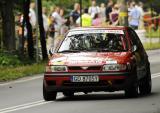 10 Lipiec 2011; Dariusz Armatowski, w Nissan Sunny GTi, podczas szóstej rundy Górskich Samochodowych Mistrzostw Polski - LOTOS Grand Prix Sopot 2011. Fot. Tomasz Żuber / GrFoto.org