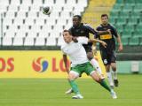 2 Lipca 2011; Abdou Traore, Lechia Gdańsk podczas spotkania. Pierwszy sparing po powrocie ze zgrupowania do Gdańska - Lechia Gdańsk v Olimpia Grudziądz. Stadion Miejski, Gdańsk. Fot. Tomasz Żuber / GrFoto.org  *** Local Caption *** 2 july 2011; Abdou Traore, Lechia Gdańsk. First sparing after the team come back to Gdańsk from being away - Lechia Gdańsk v Olimpia Grudziądz. City Stadium of Traugutta, Gdansk. Picture credit: Tomasz Żuber / GrFoto.org