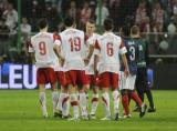 9 Czerwiec 2011; Gratulacje i podziękowania po zakończeniu spotkania. Międzynarodowy mecz towarzyski w ramach przygotowań do Euro 2012 - Polska v Francja. Stadion Legii Warszawa. Fot. Tomasz Żuber / GrFoto.org *** Local Caption *** 9 June 2011; Thanks and congratulations after the final whistle. International friendly match - Poland v France. Stadium Legii Warszawa. Picture credit: Tomasz Żuber / GrFoto.org