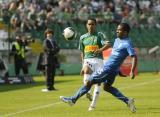 22 Maj 2011; Luiz Santos Deleu, Lechia Gdańsk i Luis Henriquez, Lech Poznań. Dwudziesta ósma kolejka Ekstraklasy 2010/2011 - Lechia Gdańsk v Lech Poznań. Stadion Miejski, Gdańsk. Fot. Tomasz Żuber / GrFoto.org *** Local Caption *** 22 May 2011; Luiz Santos Deleu, Lechia Gdańsk and Luis Henriquez, Lech Poznań. Ekstraklasa 2010/2011, Round  28 - Lechia Gdańsk v Lech Poznań. City Stadium of Traugutta, Gdansk. Picture credit: Tomasz Żuber / GrFoto.org