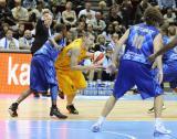 5 Pazdziernik 2010; Trefl Sopot v Dexia Mons Hainaut - Puchar Europejski Koszykówki Meskiej. Ergo Arena, Gdansk - Sopot. Fot. Tomasz Zuber / GrFoto.org