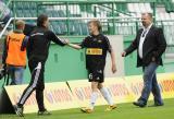 2 Lipca 2011; Łukasz Kacprzycki, Lechia Gdańsk podczas spotkania. Pierwszy sparing po powrocie ze zgrupowania do Gdańska - Lechia Gdańsk v Olimpia Grudziądz. Stadion Miejski, Gdańsk. Fot. Tomasz Żuber / GrFoto.org  *** Local Caption *** 2 july 2011; Łukasz Kacprzycki, Lechia Gdańsk. First sparing after the team come back to Gdańsk from being away - Lechia Gdańsk v Olimpia Grudziądz. City Stadium of Traugutta, Gdansk. Picture credit: Tomasz Żuber / GrFoto.org