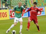 8 Maj 2011; Ivans Lukjanovs, Lechia Gdańsk i Dragan Paljić, Wisła Kraków. Dwudziesta piąta kolejka Ekstraklasy 2010/2011 - Lechia Gdańsk v Wisła Kraków. Stadion Miejski, Gdańsk. Fot. Tomasz Żuber / GrFoto.org *** Local Caption *** 8 May 2011; Ivans Lukjanovs, Lechia Gdańsk and Dragan Paljić, Wisła Kraków. Ekstraklasa 2010/2011, Round 25 - Lechia Gdańsk v Wisła Kraków. City Stadium of Traugutta, Gdansk. Picture credit: Tomasz Żuber / GrFoto.org