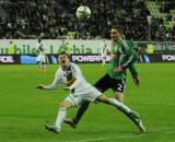 4 Listopad 2012; Łukasz Kacprzycki, Lechia Gdańsk i Artur Jędrzejczak, Legia Warszawa. Dziesiąta kolejka T-Mobile Ekstraklasa 2012/2013 - Lechia Gdańsk v Legia Warszawa. PGE Arena Gdańsk. Fot. Tomasz Żuber / GrFoto.org *** Local Caption *** 4 November 2012; Lukasz Kacprzycki, Lechia Gdansk and Jakub Jedrzejczak, Legia Warszawa. T-Mobile Ekstraklasa 2012/2013, Round 10 - Lechia Gdansk v Legia Warszawa. PGE Arena Gdańsk. Picture credit: Tomasz Żuber / GrFoto.org